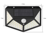 Meilleur escalier de jardin extérieur arrière-cour étanche IP67 énergie solaire 4 côtés éclairage applique LED capteur de mouvement LED lumière solaire