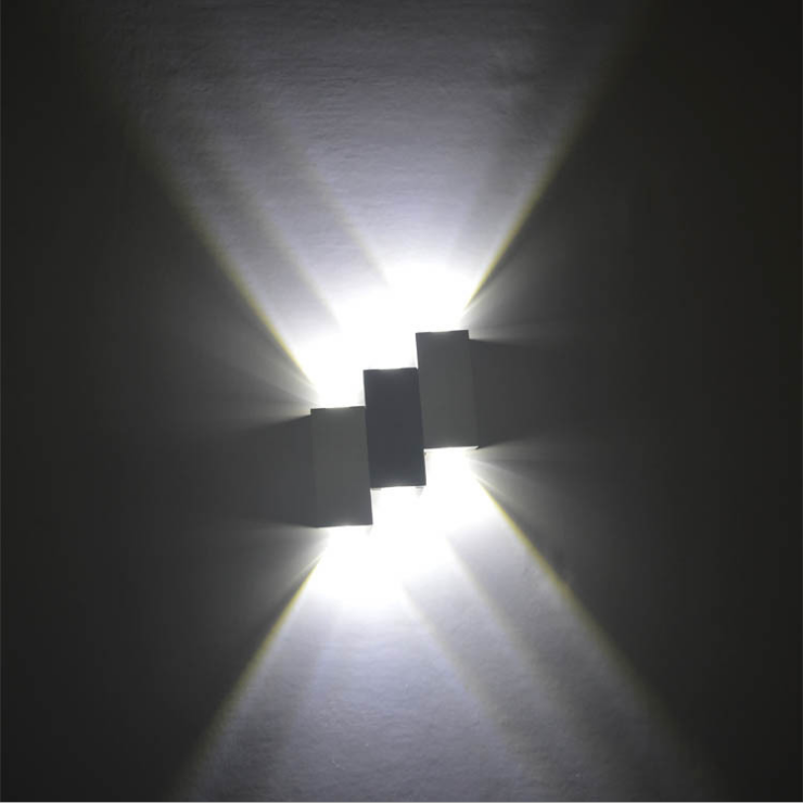 Applique murale LED haut et bas escalier applique murale approvisionnement d'usine 6W aluminium appliques murales intérieures fabrication éclairage décoratif