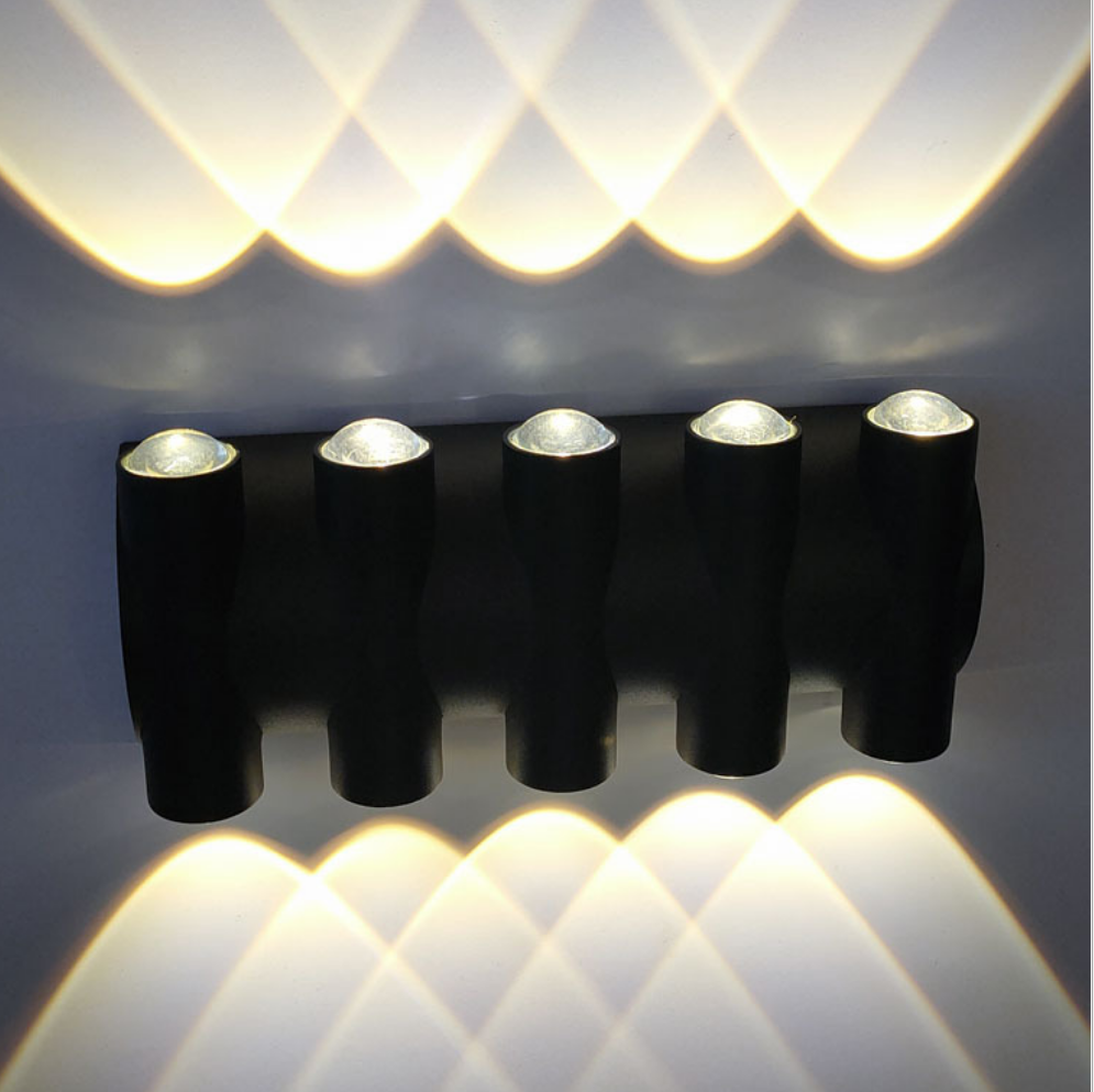 Applique murale moderne lumières 12W LED chambre appliques murales en aluminium lampes d'éclairage pour salon chambre couloir