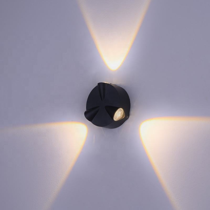 Applique murale LED étanche applique murale extérieure porche jardin chambre intérieur moderne nordique applique luminaire 2/4/6/8/10/12W AC85-265V