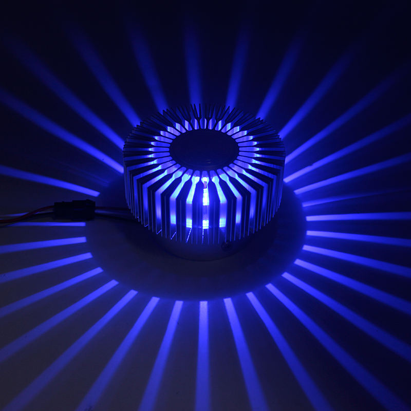 Moderne 3W mur LED lampe en aluminium LED éclairage applique murale AC85-265V luminaire de Design d'intérieur pour barre décoration d'éclairage mural