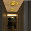 Applique murale de plafond poreux rgb LED montée au plafond avec télécommande pour la cour intérieure d'applique de lumière de barre de restaurant, nouvelles