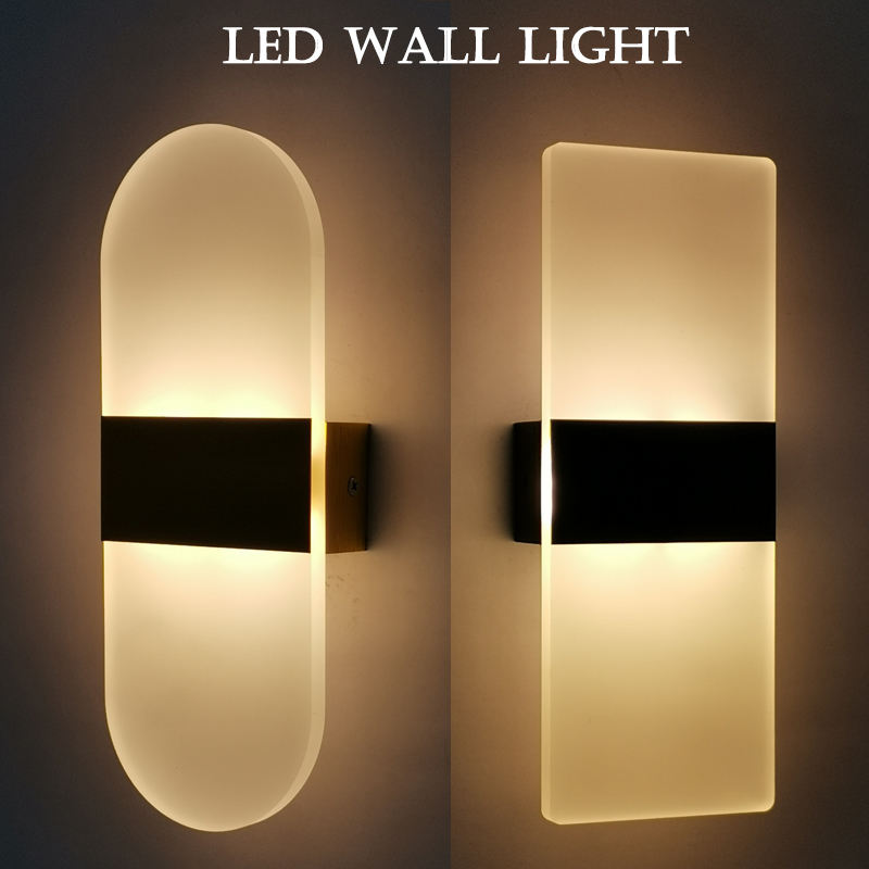 Moderne mur LED lampe minimaliste intérieur luminaire appliques murales escalier 6W 10W chambre chevet salon maison couloir éclairage