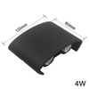 Lampe de mur LED ovale noire 4W éclairage extérieur imperméable d'applique de porche de jardin