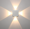 Applique murale LED extérieure 4W haut et bas en aluminium applique murale jardin LED
