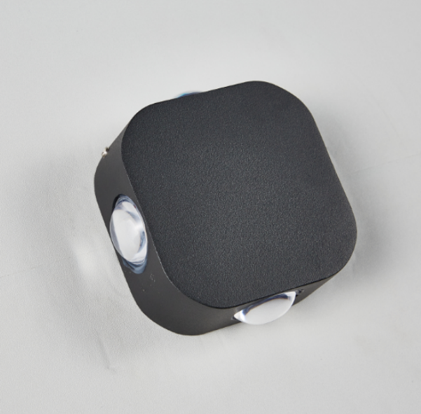 Applique murale LED extérieure 4W haut et bas en aluminium applique murale jardin LED
