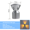 3W 4W 5W LED applique murale en aluminium lampe de chevet ronde appliques de chambre à coucher luminaire mural