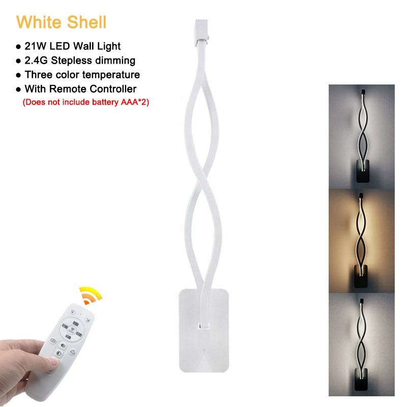 Spécial-créatif Légèreté 16W LED Applique Escalier Moderne Éclairage Mur Vintage forme d'onde longue lumière LED