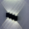 Applique murale extérieure à LED haut et bas en aluminium décorer applique murale chambre à coucher LED porche lumière