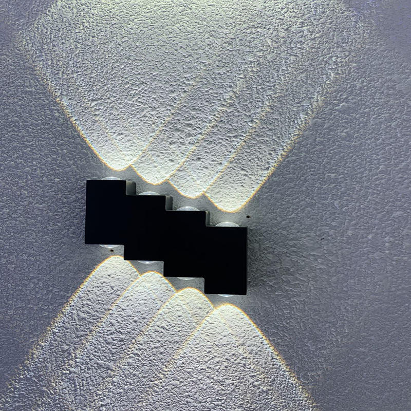 Applique murale extérieure à LED haut et bas en aluminium décorer applique murale chambre à coucher LED porche lumière