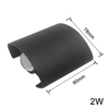 Hagood 2W Led Applique Étanche Extérieure Jardin Porche Applique Éclairage avec Prix Usine Wandlampe