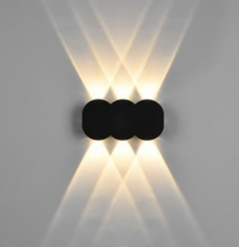 Nouvelle usine en gros IP65 en aluminium étanche extérieur haut et bas led applique murale pour la maison avec prix d'usine