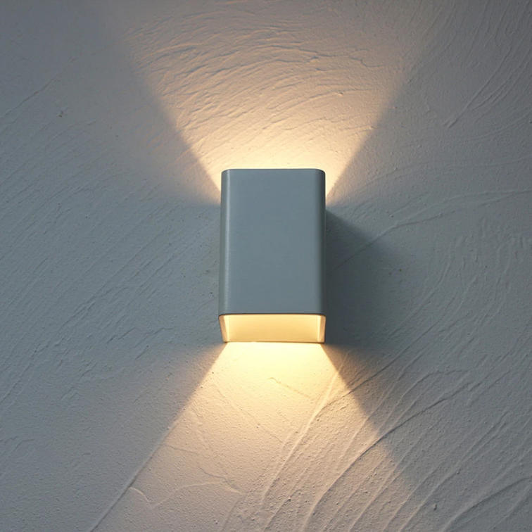 5W AC85-265V Moderne En Aluminium Art Déco RVB Conception Simple Luminaire Lampe De Chevet Chambre Veilleuse