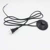 Câble de ligne 1.8m On Off Cordon d'alimentation pour lampe à LED avec interrupteur à bouton 317 Prise EU / US Commutation de la lumière Extension de fil blanc ou noir