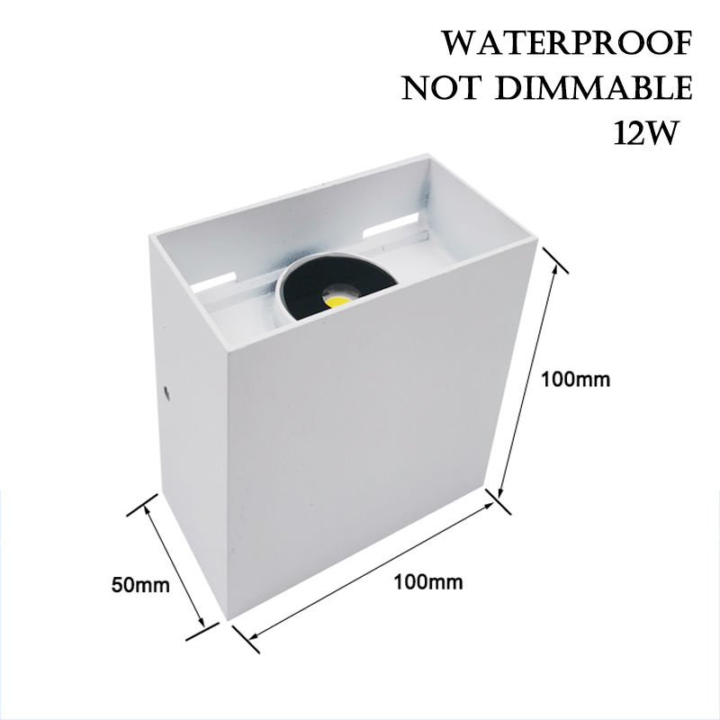 Ip65 Led Wall Lamp Industrial COB Lampe de mur en aluminium étanche pour la décoration de jardin