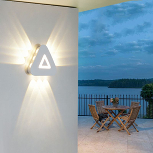 Moderne Minimaliste Triangle Forme LED Mur Lampes Style Nordique Extérieur Mur Lampes Salon 12W AC85-265V Simple Fantaisie Éclairage