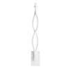 16W décoration de maison moderne forme de vague en aluminium vers le bas lampe de mur LED intérieur mur LED lumière vacances guirlande lumineuse