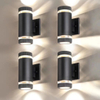 appliques murales à led appliques murales noires Les appliques murales cylindriques doivent être installées avec des ampoules GU10 de haut en bas 