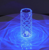 Télécommande Atmosphère Rose Cristal Lampe USB Charge Salon Chambre Petite Lampe De Table Nouveau 360 Degrés Cadeau D'anniversaire Led Lampe De Table