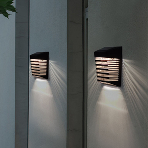 Mini Patio Éclairage Solaire Escaliers Pont Étape Lumières IP65 Étanche Extérieure Jardin Encastré Surface Led Solaire Clôture Lampe