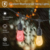 Guirlande solaire LED guirlande lumineuse décoration de noël ampoule IP65 étanche Patio lampe guirlande de vacances pour meubles de jardin en plein air