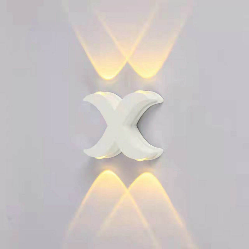 Éclairage mural extérieur à led Appliques murales extérieures à led modernes Lampe privée personnalisable