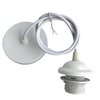 Plateau de plafond avec fil suspendu corps de lumière vis E27 porte-lampe lustre porte-lampe lampes d'éclairage accès ampoule LED