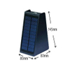 Meilleure vente fournisseur de la Chine lampe de mur infrarouge de capteur de mouvement extérieur étanche, capteur de jardin route de lumière solaire décorer