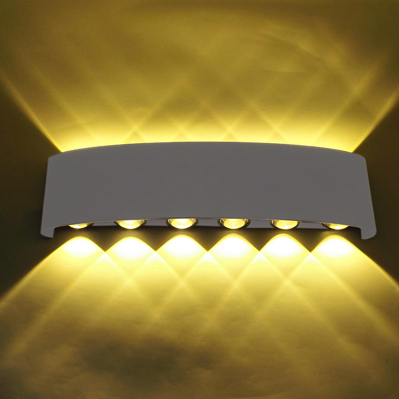 6W pas cher prix usine applique murale haut et bas veilleuse applique vanité lumière pour 100% sécurité Style européen-américain