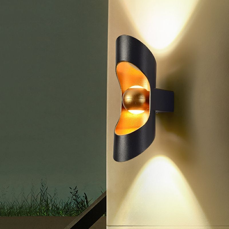 LED Wandkandelaar Binnen Gangwandleuchte veilleuse nordique mur LED lampe 6W étanche extérieur jardin cour balcon