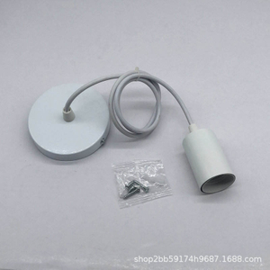 10 CM support de lampe + E27 lumière corps support de lampe bases de lampe avec interrupteur fil pour pendentif LED ampoule lampe à main support de douille