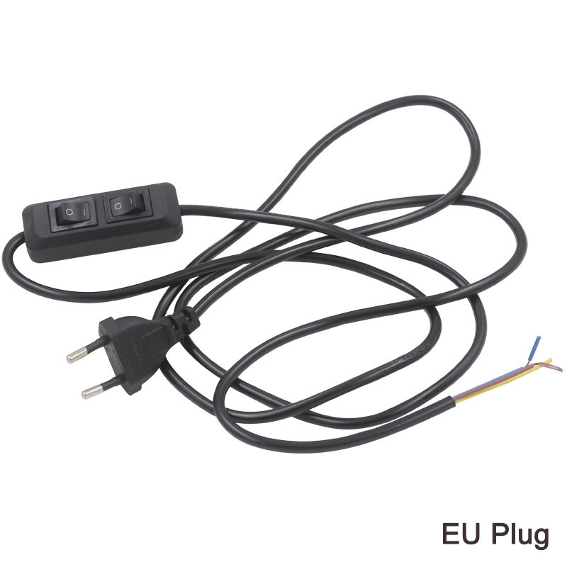 301 interrupteur de lumière meilleur prix qualité pour suspension vente chaude interrupteur à Double bouton fil de prise ue avec 100% de sécurité