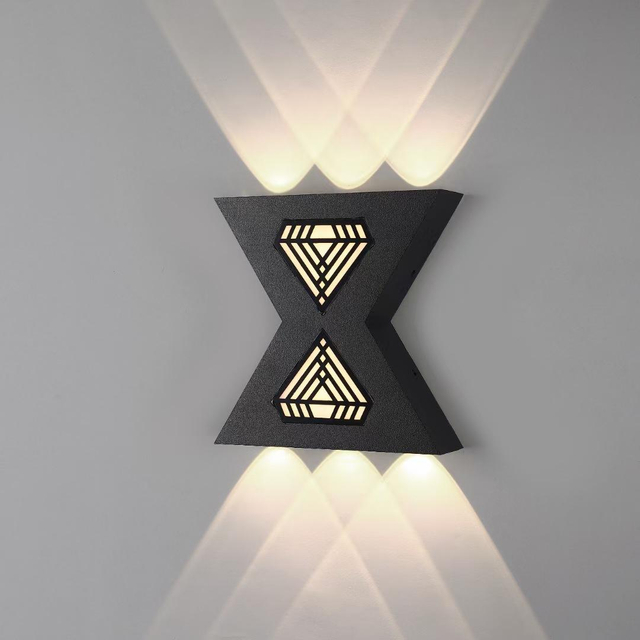 Moderne Vierkante IP65 10W LED Wandlamp Aluminium Extérieur Waterdichte Wandlamp Tuin Véranda Patio Opzij Voordeur Wandlampen