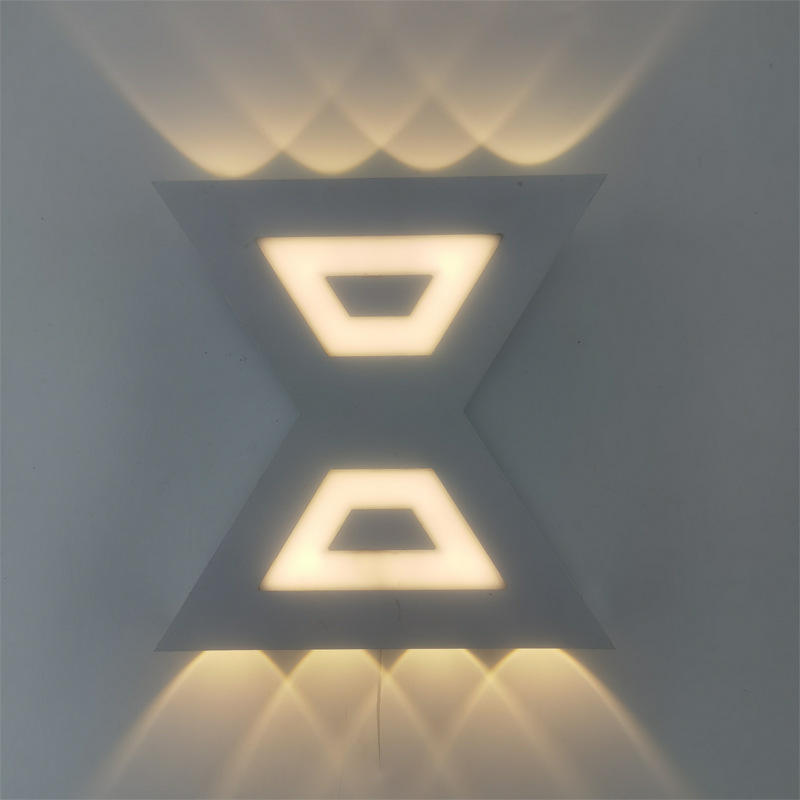 Moderne Vierkante IP65 10W LED Wandlamp Aluminium Extérieur Waterdichte Wandlamp Tuin Véranda Patio Opzij Voordeur Wandlampen