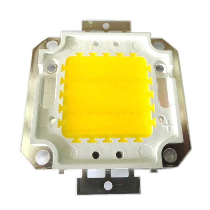 Vrai plein Watt 10W 20W 30W 50W 100w haute puissance COB lampe à LED puces ampoule avec pilote de LED pour bricolage projecteur Spot lumière pelouse