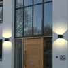 Hagood nouvelle applique murale étanche demi-cercle applique murale LED éclairage extérieur étanche IP65 Angle d'éclairage réglable