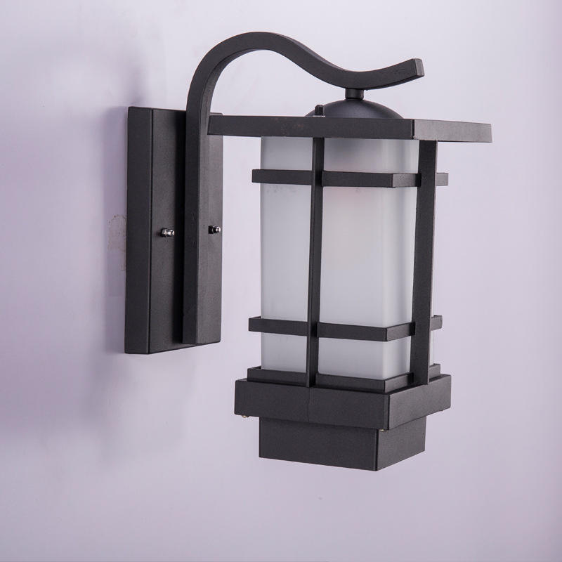 Nouvelle applique extérieure chinoise simple moderne créatif cour lampe couloir étanche mur extérieur balcon applique fabrication