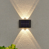 Lampe de jardin extérieure solaire maison applique murale décoration disposition mur nouveau haut et bas applique lumineuse