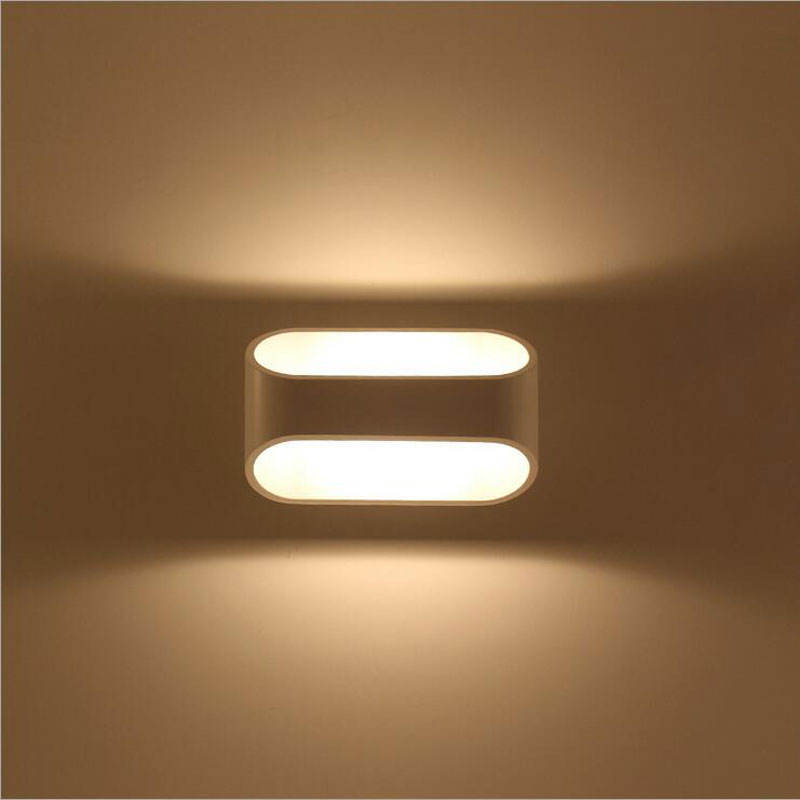 Nouvelle applique murale 5W RGB haut et bas lampe à baguette intérieure LED applique murale de fond pour la décoration de la maison et de l'hôtel