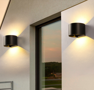 Hagood nouvelle applique murale étanche demi-cercle 6W applique murale LED éclairage extérieur étanche IP65 éclairage réglable