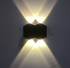 4W nordique personnalité applique murale Simple Led salon fond rond applique hôtel Hall couloir éclairage forme de diamant