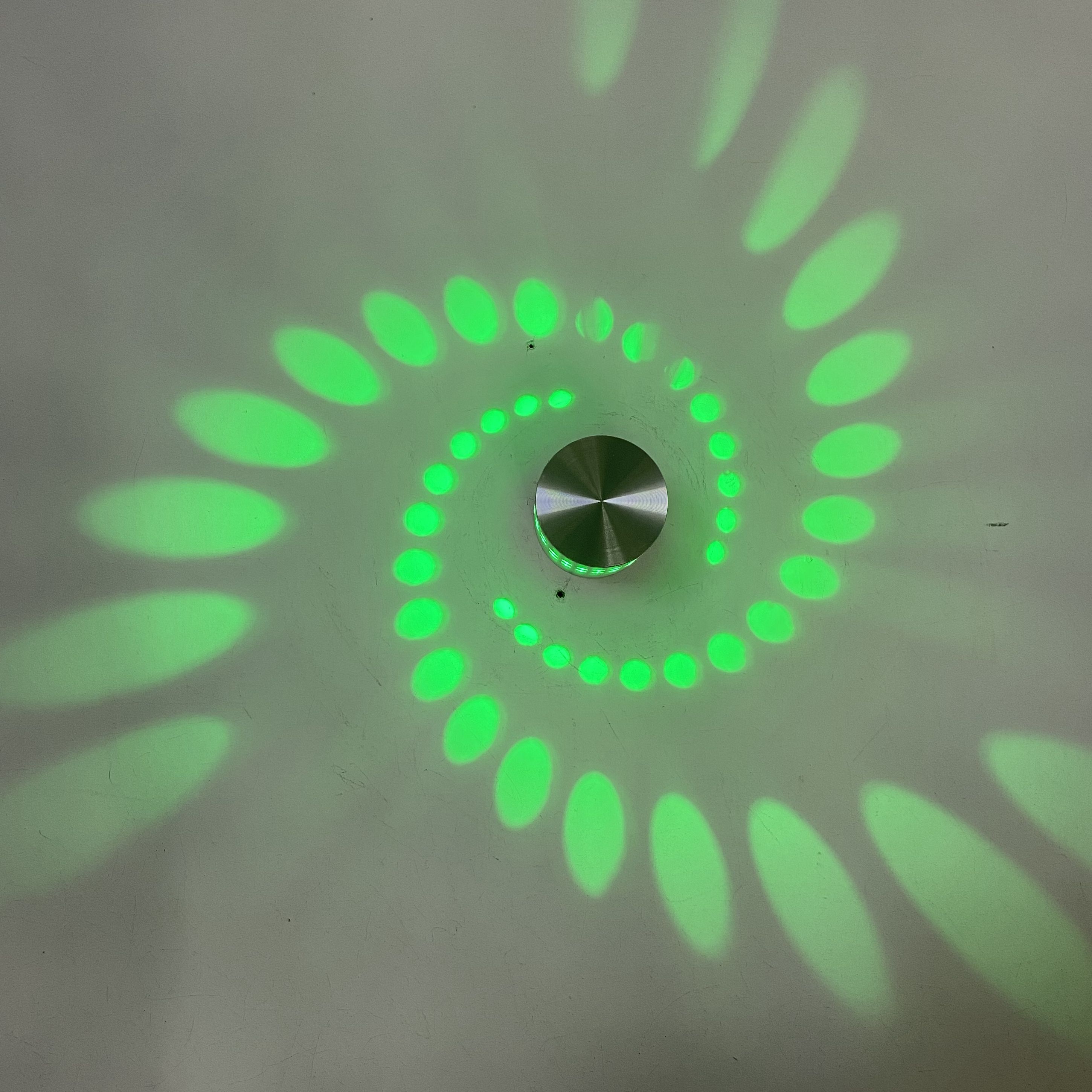 Simple Cercle Fond Décoration Lampes Moderne LED RVB Appliques Murales Salon Chambre Chevet Allée Couloir Éclairage Intérieur