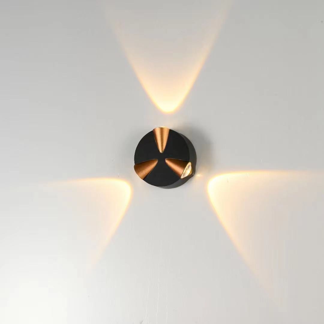 Applique murale de jardin étanche IP65 à LED Applique murale intérieure et extérieure décorative