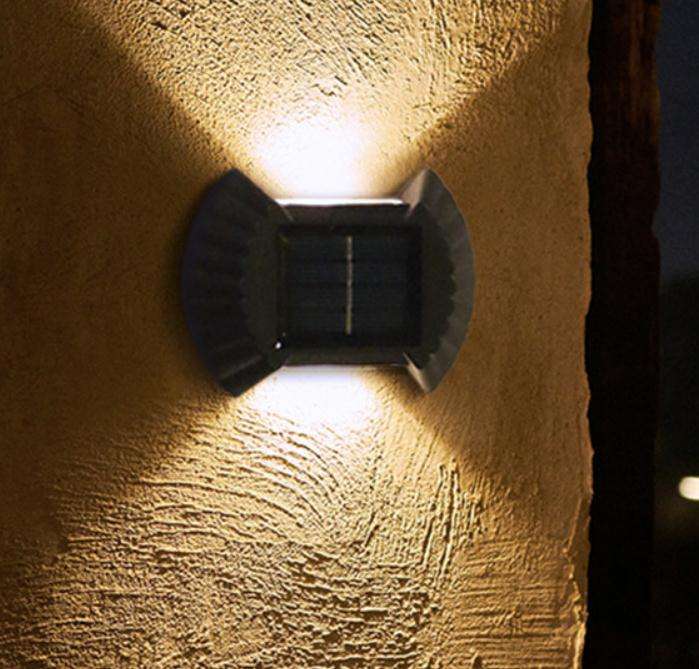 Usine extérieure étanche activée applique murale Led solaire applique murale capteur de mouvement lumière de jardin pour cour jardin réverbère