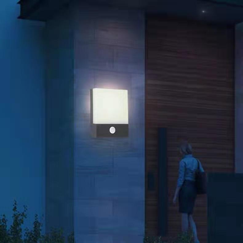 Nieuw Model Waterdichte IP65 Buiten Tuin Decoratieve aluminium Acryl LED Wandlamp Fabriek Directe Verko Woonkamer Slaapkamer