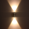 Style simple 2W 6W LED applique murale AC85-265V éclairage de chevet Delikat en aluminium pour luminaire d'intérieur d'allée d'escalier d'hôtel