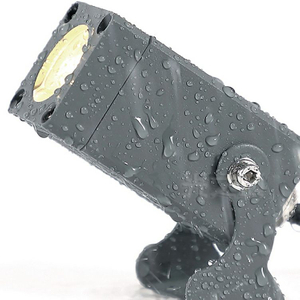 3W extérieur LED spot lumière coque noire Super lumineux pic étanche paysage IP65 LED pelouse jardin cour arbre projecteur 12V 220V