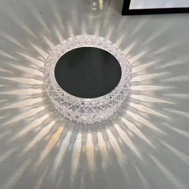 Touch dimmable lampe de bureau led lampe de table contrôle tactile lampe de table cristal charge bande LED rose lampe projecteur romantique 16 couleurs lampe de nuit