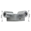 2023 nouvelle lampe murale suspendue moderne tête de lit murale lumière brossé Nickel décor hôtel USB applique murale Bend métal personnalisé lumineux