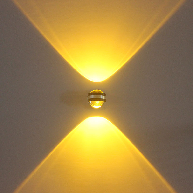 Nouvelle applique murale en cristal Double face de haute qualité hôtel intérieur prix compétitif lumière de vanité